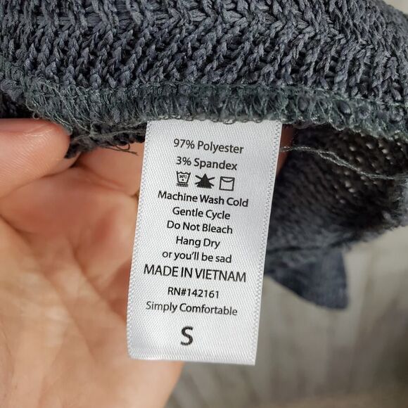 LuLaRoe Simply Comfortable Cardigan Sweater Gray Size Small - Picture 8 of 9